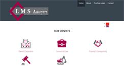 Desktop Screenshot of lmslawyers.com.au
